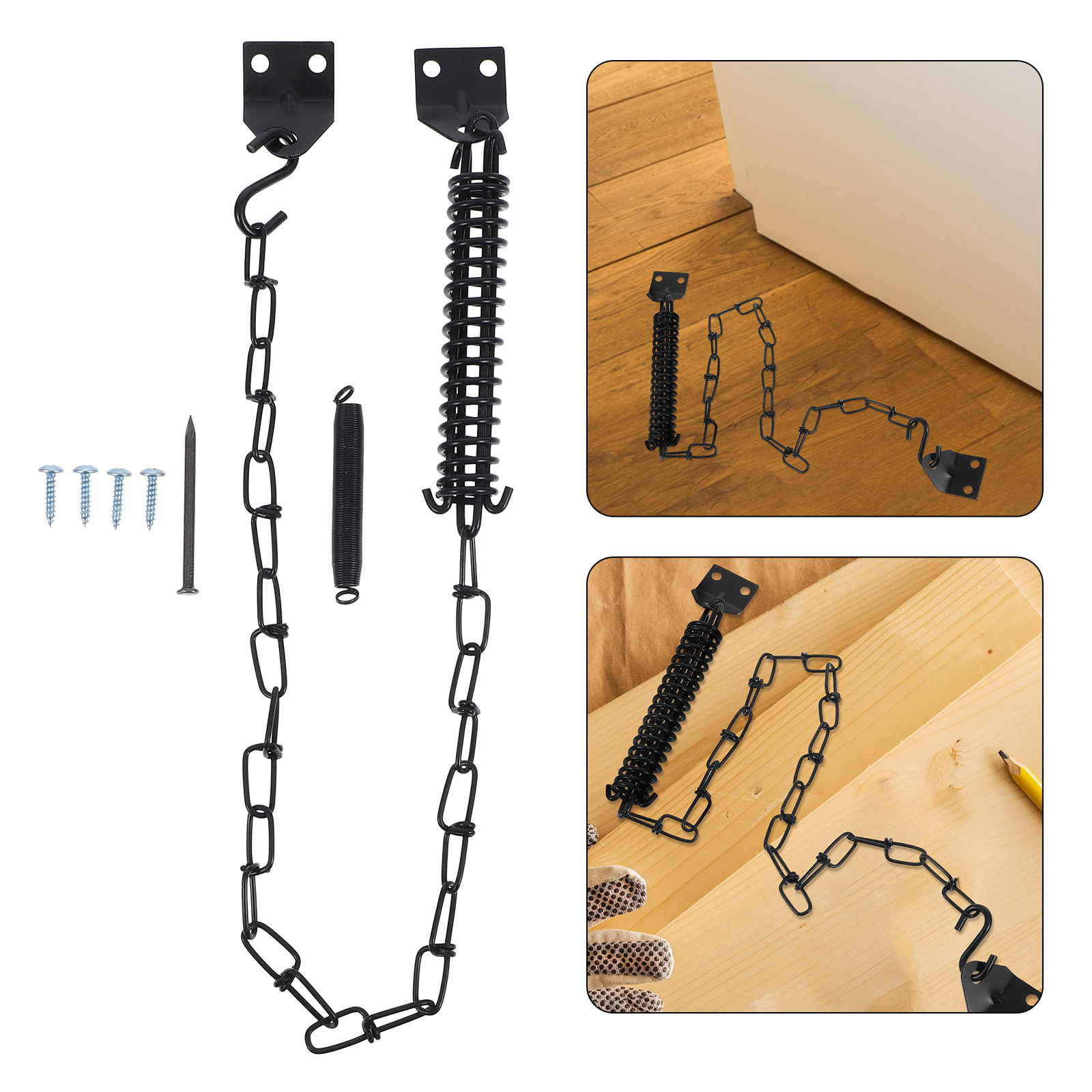 Door Chain Guard - Lot de 2 Serrures de porte
