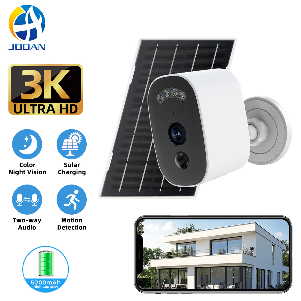 Home Security Battery - Jooan 3K HD caméra de sécurité