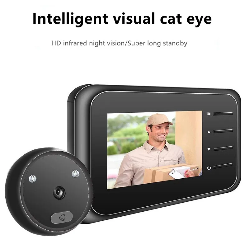 Home Security Ring Camera - Caméra de sonnette vidéo judas, œil