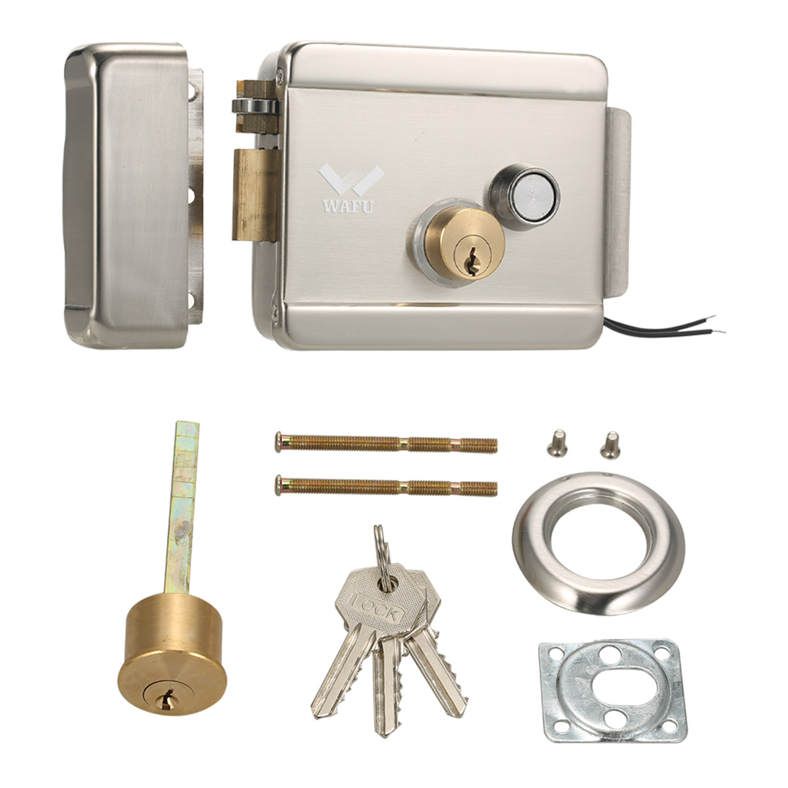 Home Security Locks For Doors - WAFU-Serrure de porte électrique intelligente, serrure