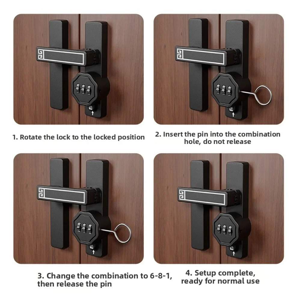 Home Security Number - Serrure de porte à mot de