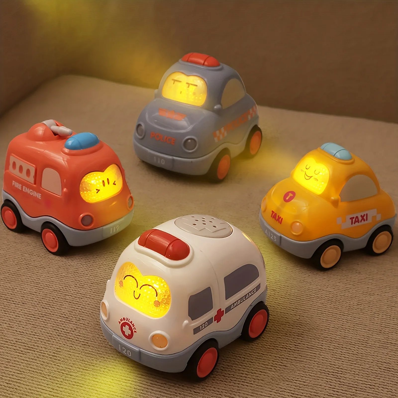Home Security Police - Voiture à rétrofriction pour tout-petits avec