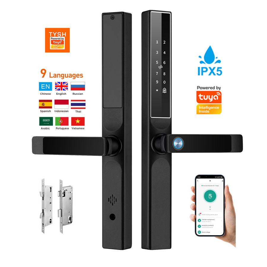 Home Security Locks For Doors - Tuya App serrure de porte à