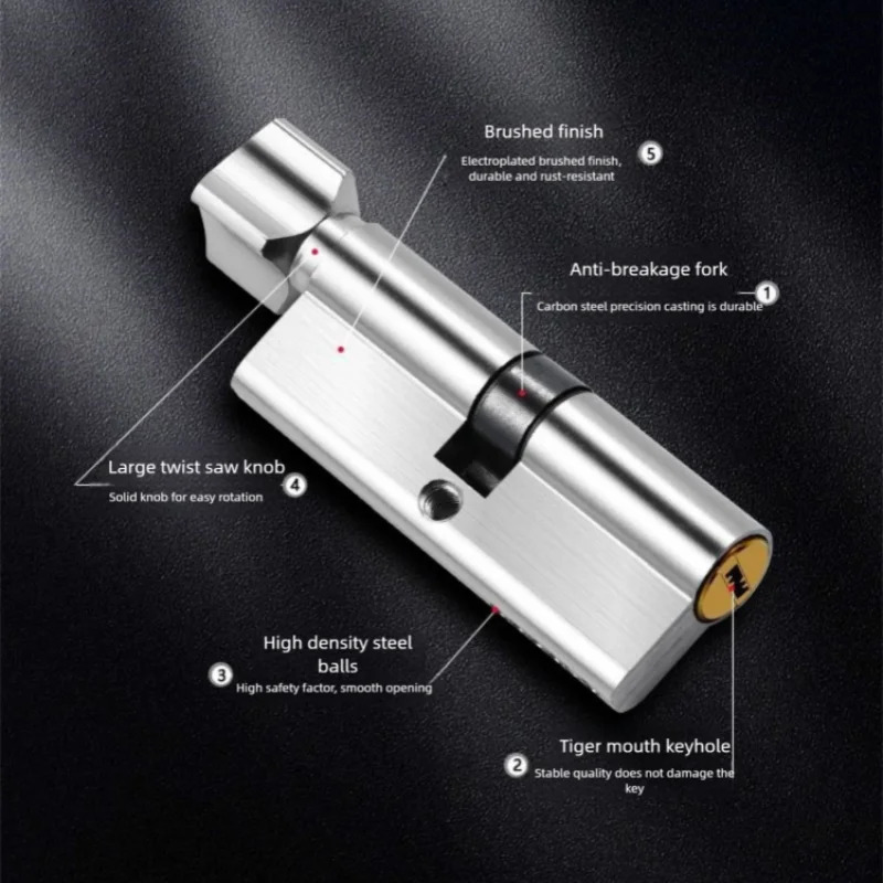 Home Security Locks For Doors - Cylindre de serrure de porte en