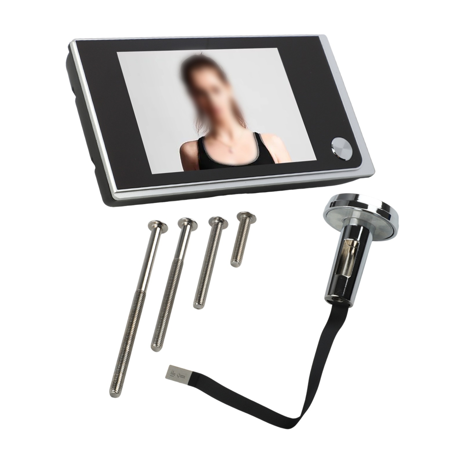 Home Security Ring Camera - Écran LCD 3,5 pouces, sonnette électronique
