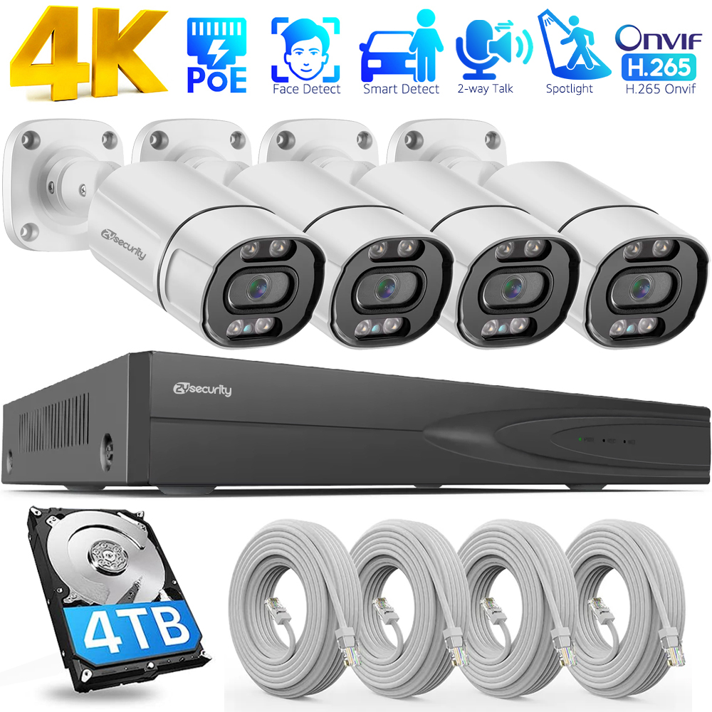 Home Security And Camera Systems - Système de caméra de sécurité PoE