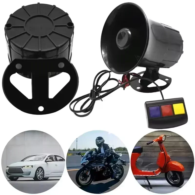 Home Security Police - Klaxon de voiture 12V à 3