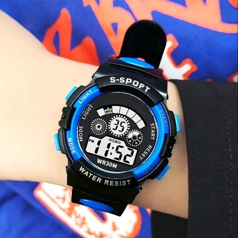 Home Security Electronics - Montre électronique pour enfants, montre pour