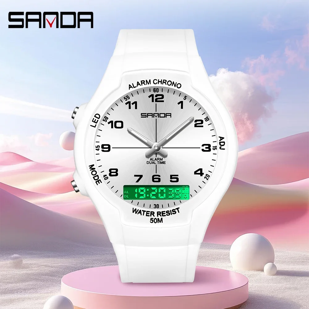 Home Security Electronics - Montre à quartz SANDA 6320, nouvelle
