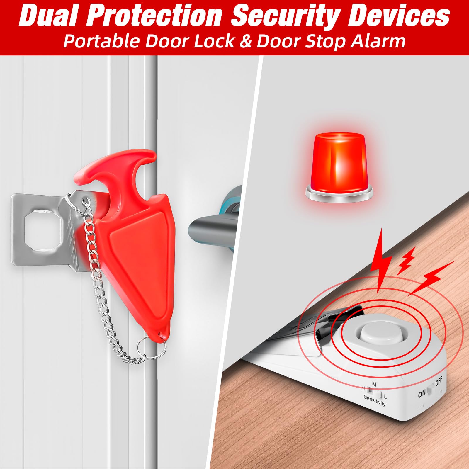 Alarme d'arrêt de porte portab - Home Security Locks For Doors avis et prix