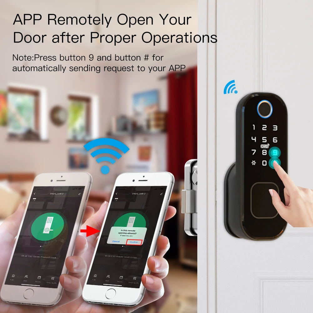 MOES-Serrure Intelligente Tuya - Home Security Locks For Doors avis et prix