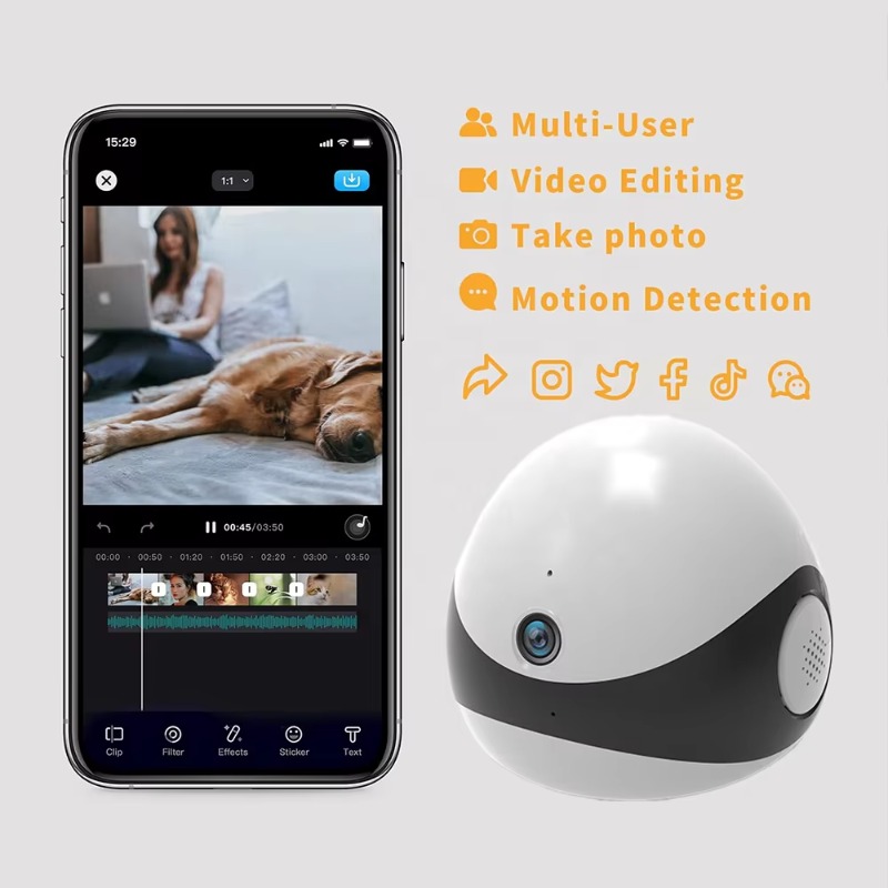 Caméra Robot Mobile Sans Fil 2 - Home Security Ai avis et prix