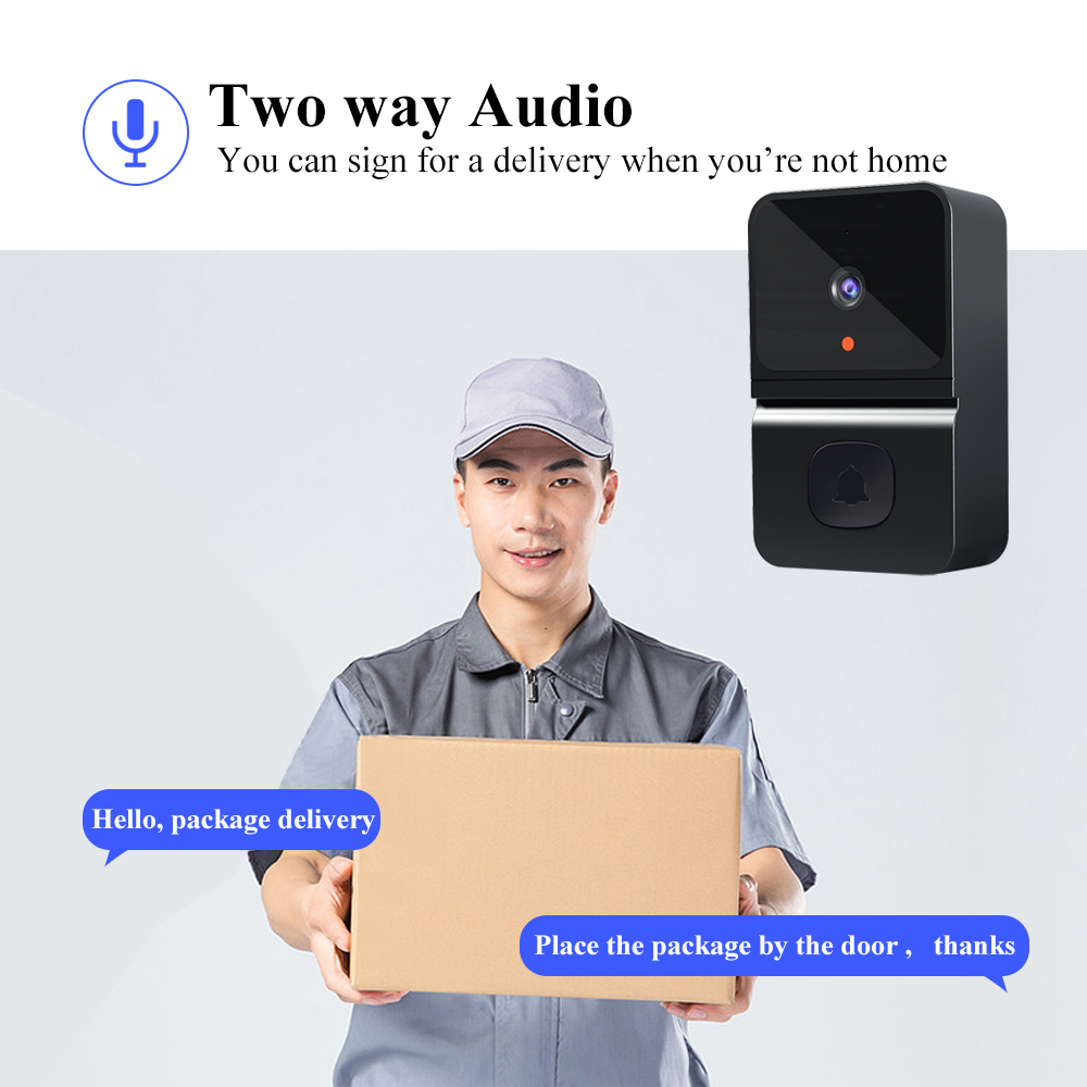 Sonnette vidéo WiFi pour maiso - Home Security Ring Camera avis et prix