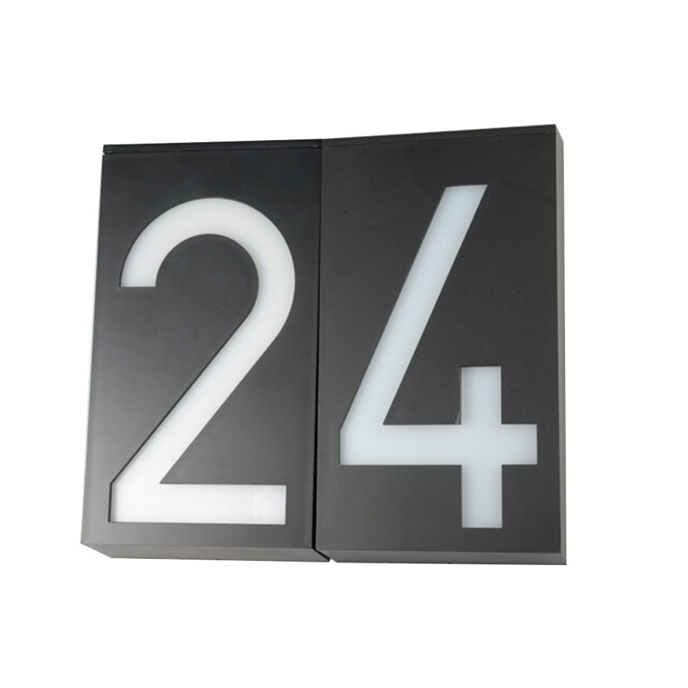 Plaque de porte solaire numéri - Home Security Number avis et prix