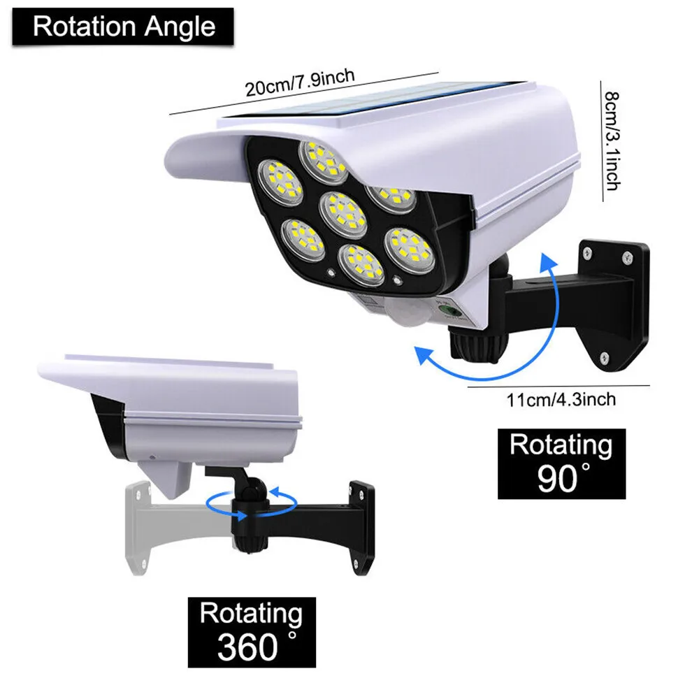 Lumière solaire extérieure cap - Home Security Battery avis et prix