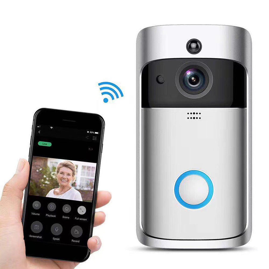 Sonnette de porte vidéo intell - Home Security Ring Camera avis et prix
