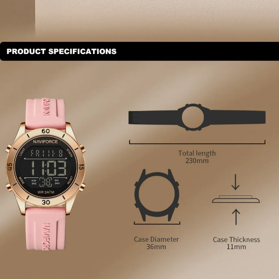NAVIFORCE montre pour femmes m - Home Security Electronics avis et prix