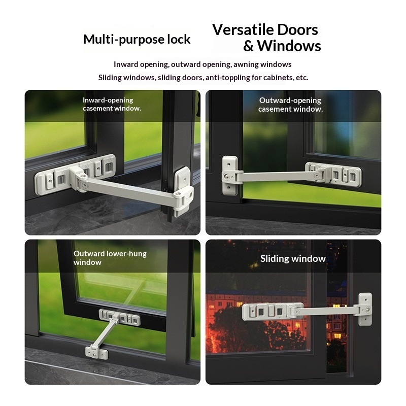 Verrou de sécurité réglable po - Home Security Locks For Doors avis et prix
