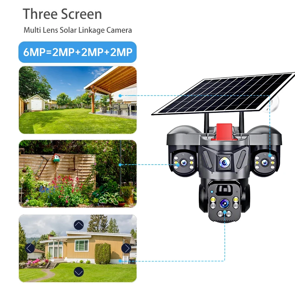KERUI extérieur PTZ 6MP 4G SIM - Home Security Battery avis et prix