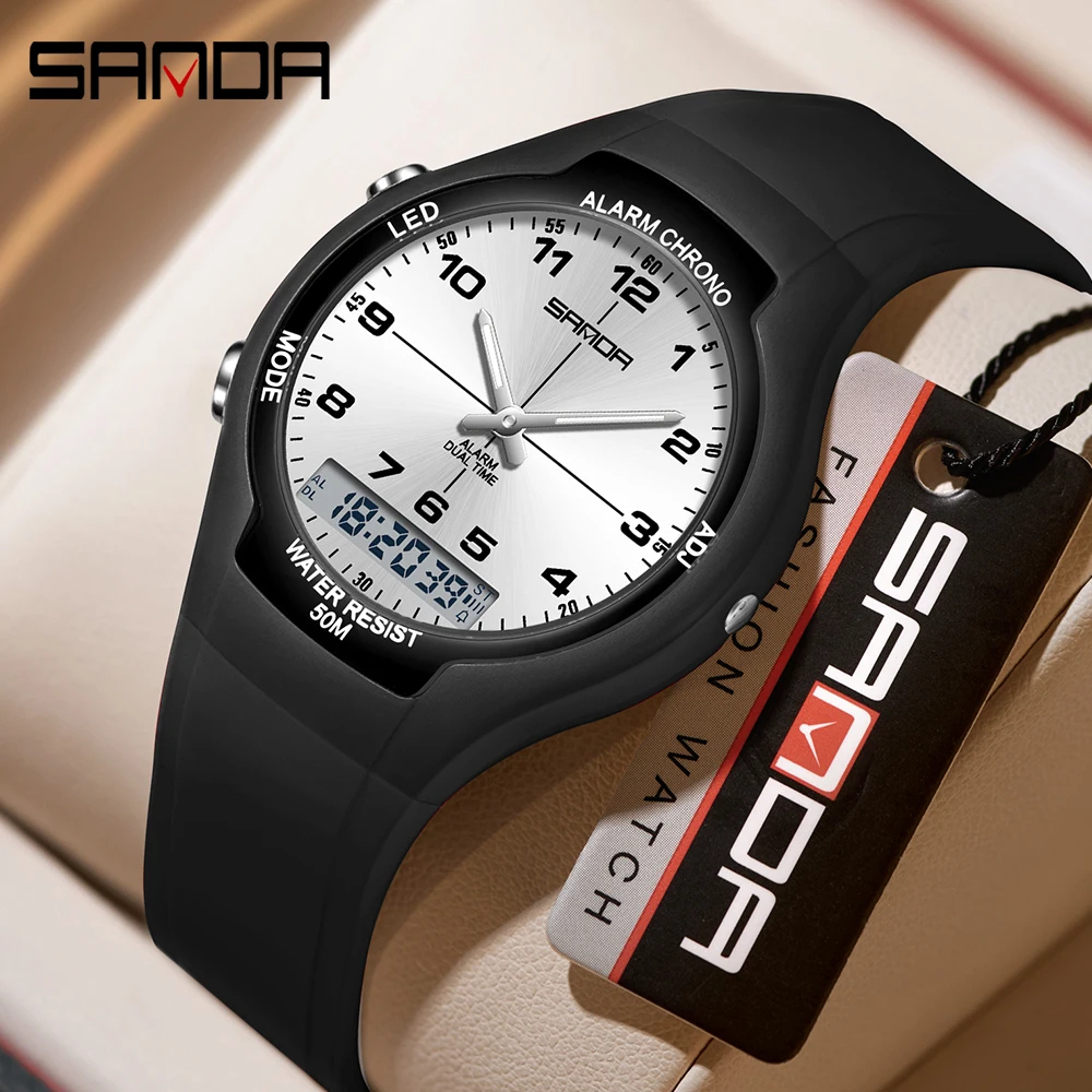 Montre à quartz SANDA 6320, no - Home Security Electronics avis et prix