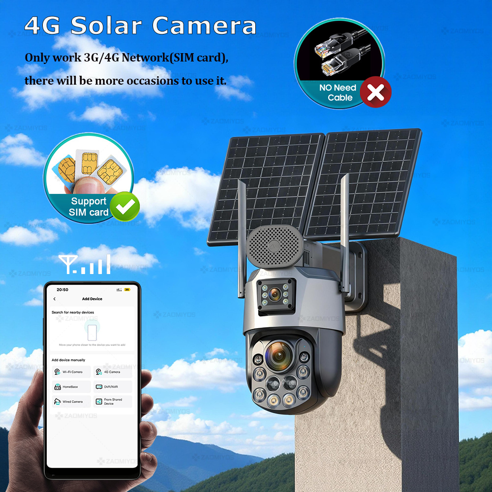 Caméra de surveillance solaire - Home Security Battery avis et prix