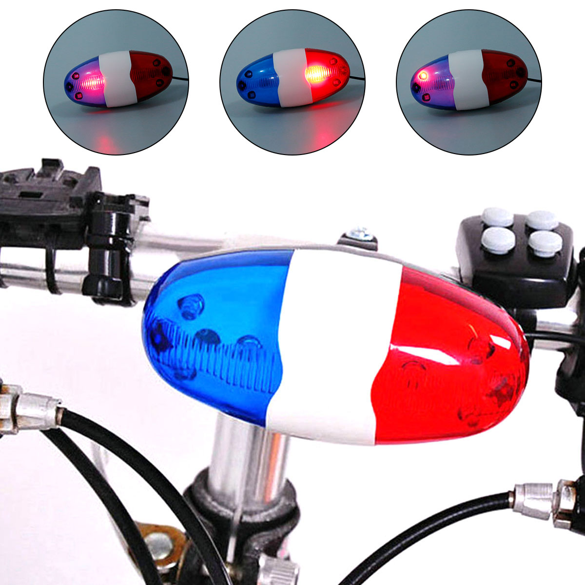 Cloche de vélo, lumière de voi - Home Security Police avis et prix
